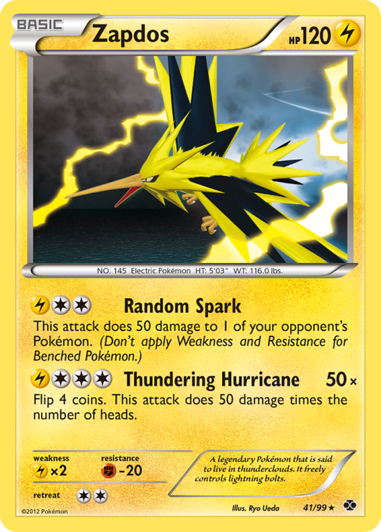 Zapdos 41/99 Black & White Next Destinies
