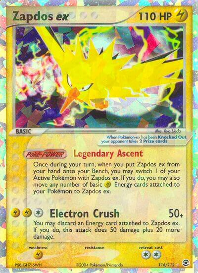 Zapdos ex 116/112 EX FireRed & LeafGreen