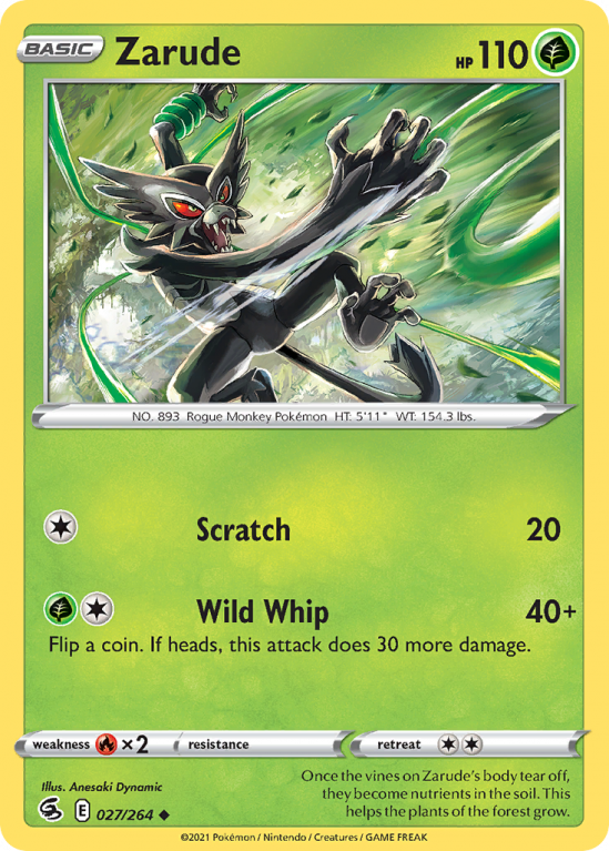 Zarude 27/264 Sword & Shield Fusion Strike