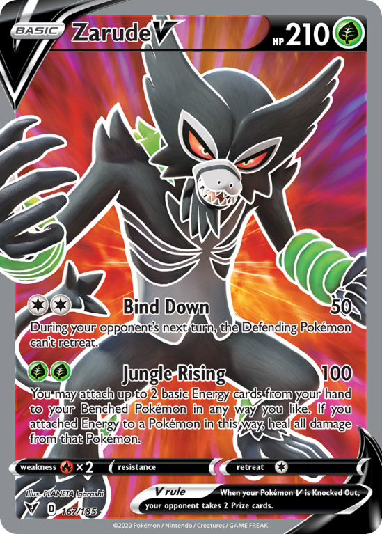 Zarude V 167/185 Sword & Shield Vivid Voltage