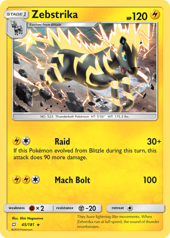 Zebstrika 45/181 Sun & Moon Team Up