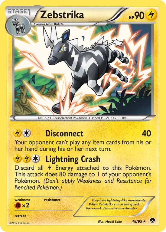 Zebstrika 48/99 Black & White Next Destinies