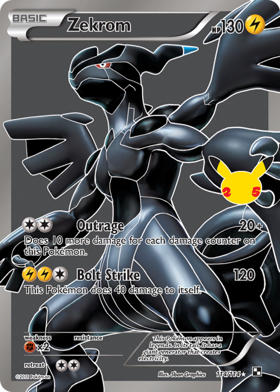 Zekrom 114/25 Sword & Shield Celebrations: Classic Collection