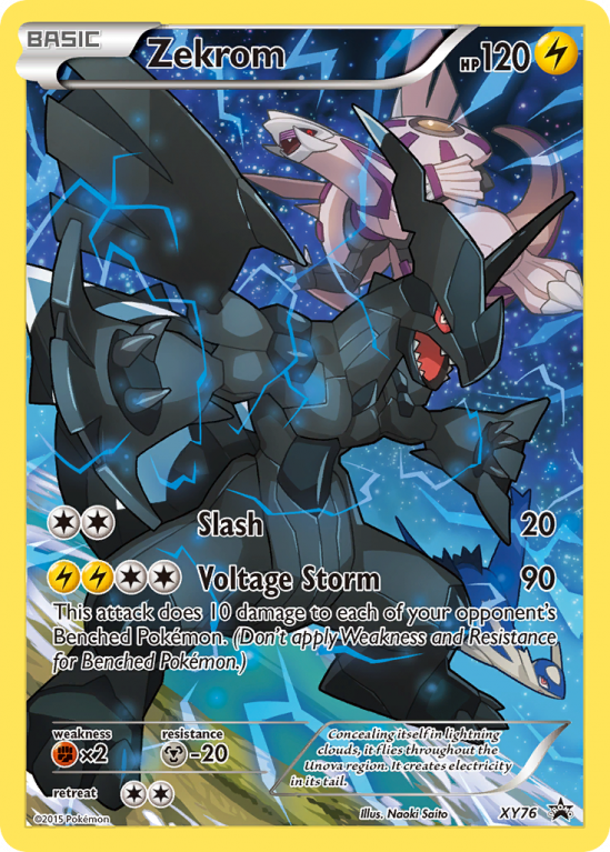 Zekrom XY76/183 XY XY Black Star Promos