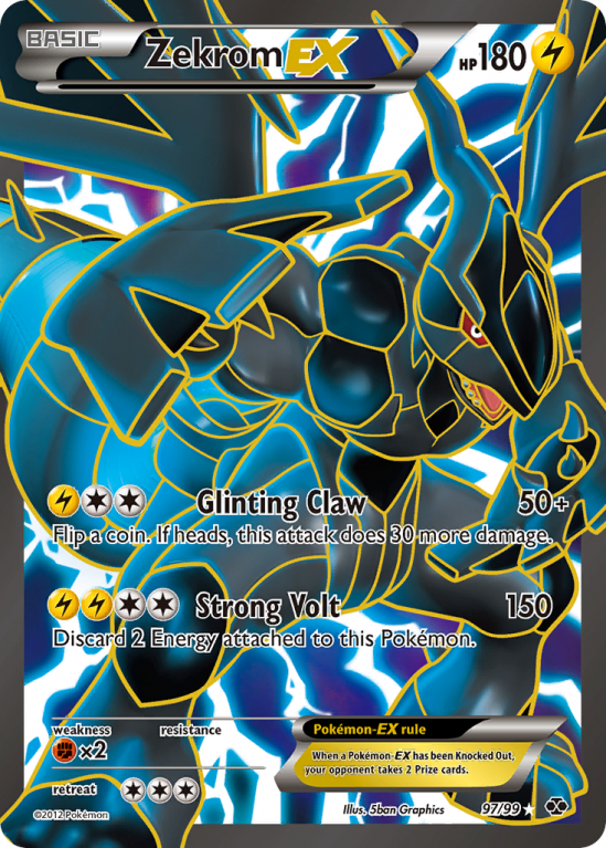 Zekrom-EX 97/99 Black & White Next Destinies