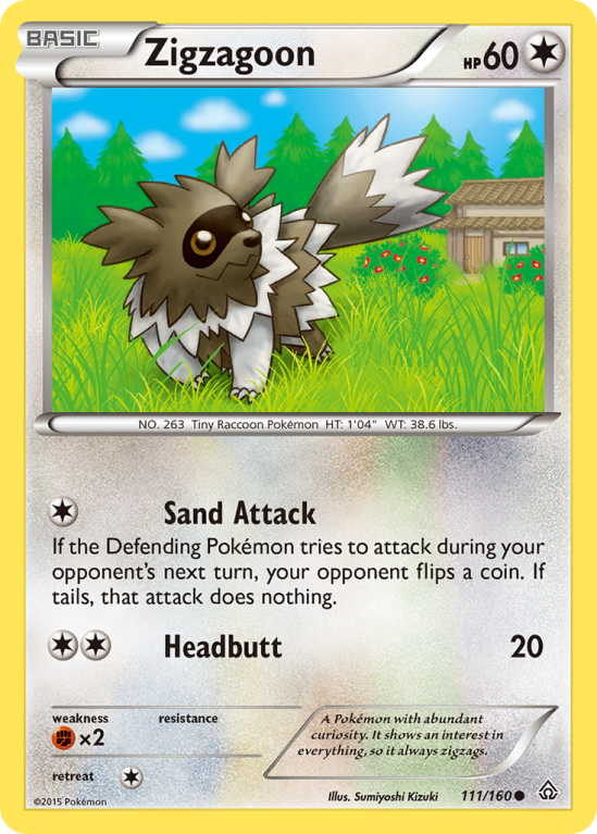 Zigzagoon 111/160 XY Primal Clash