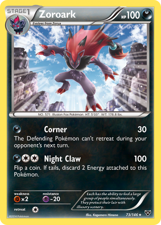 Zoroark 73/146 XY XY