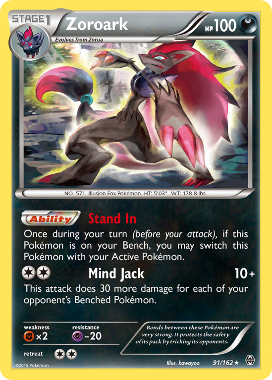 Zoroark 91/162 XY BREAKthrough