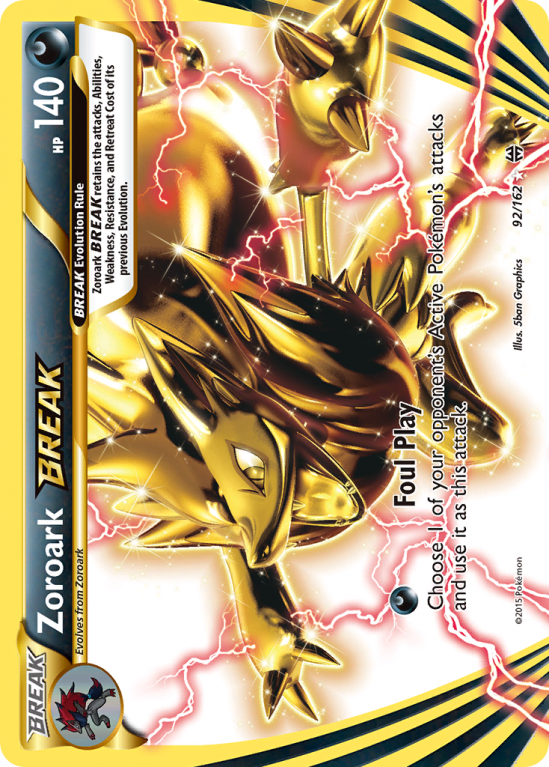 Zoroark BREAK 92/162 XY BREAKthrough