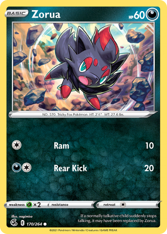 Zorua 170/264 Sword & Shield Fusion Strike