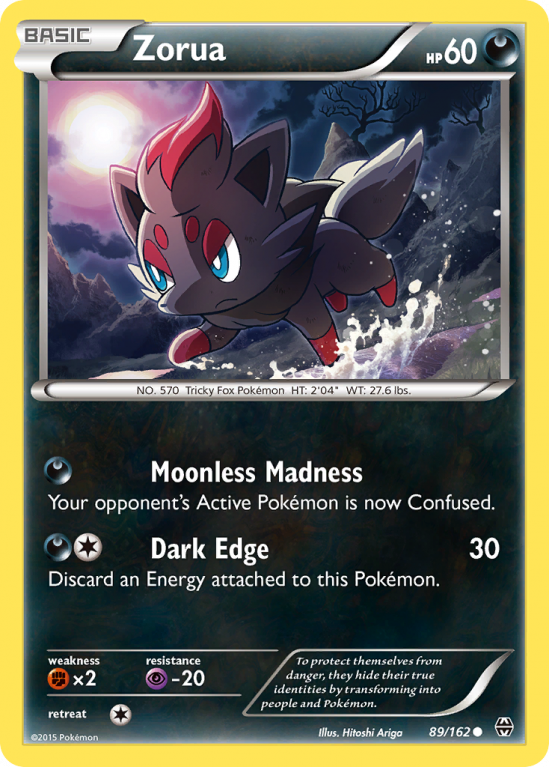 Zorua 89/162 XY BREAKthrough