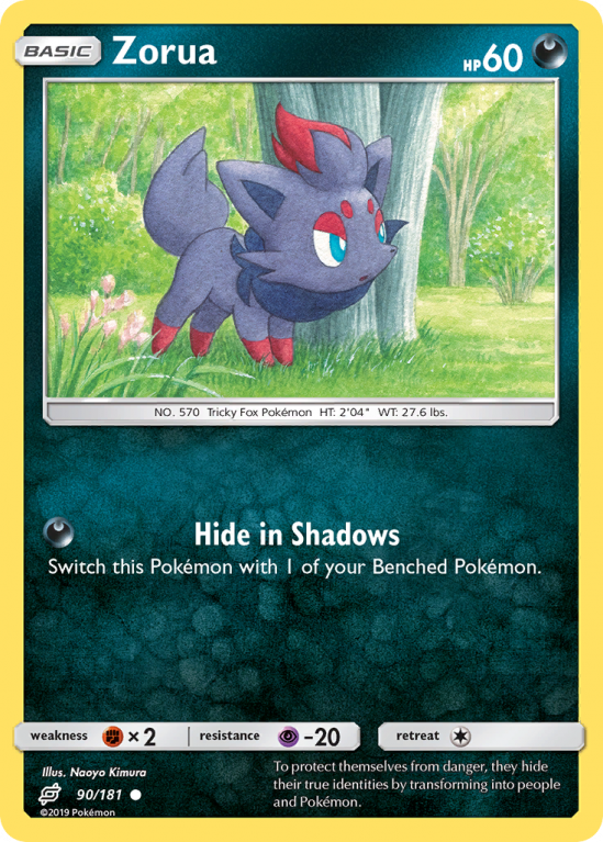 Zorua 90/181 Sun & Moon Team Up