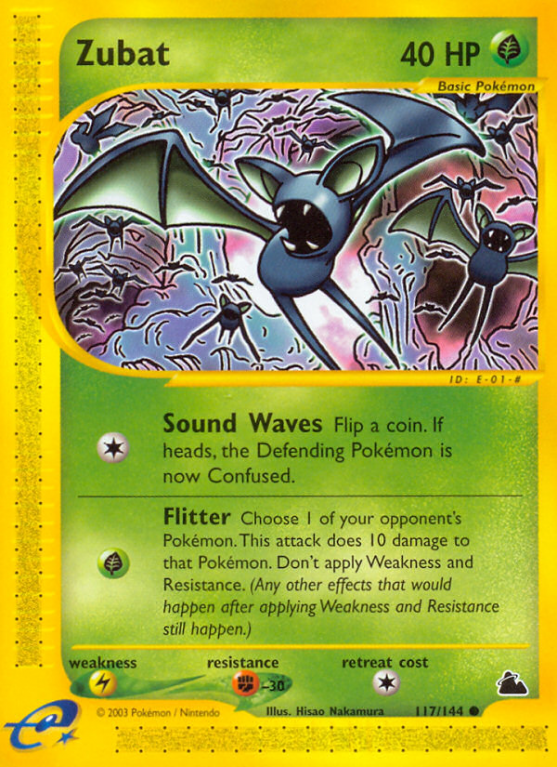 Zubat 117/182 E-Card Skyridge