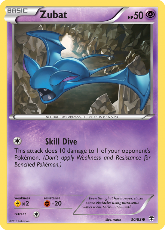 Zubat 30/115 XY Generations