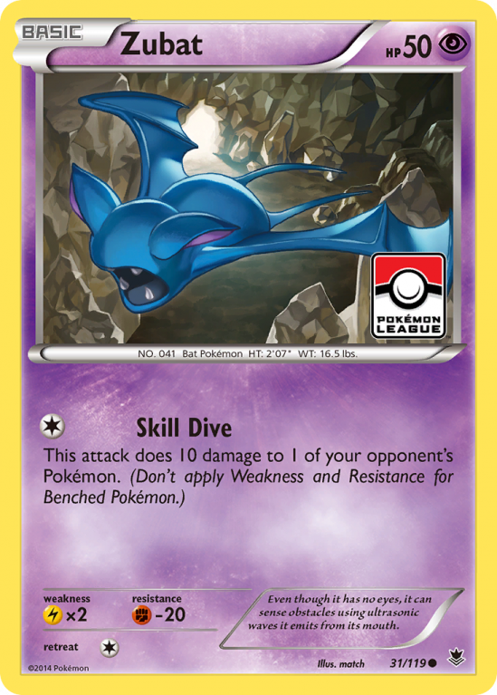 Zubat 31/119 XY Phantom Forces