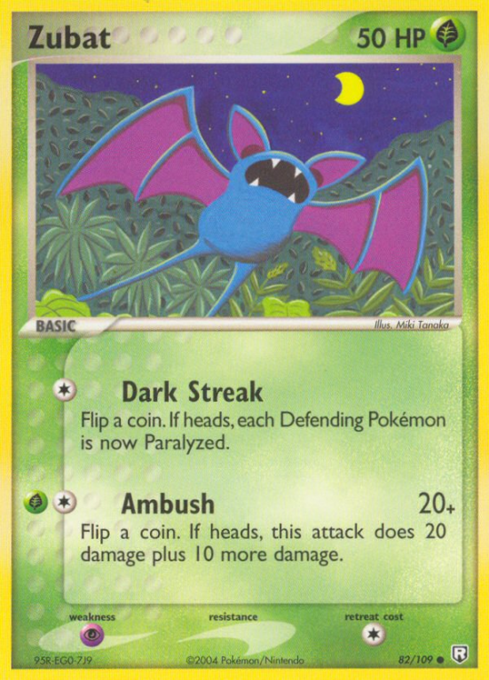 Zubat 82/109 EX Team Rocket Returns