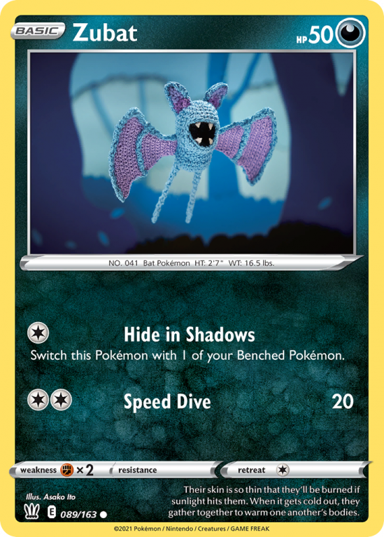 Zubat 89/163 Sword & Shield Battle Styles