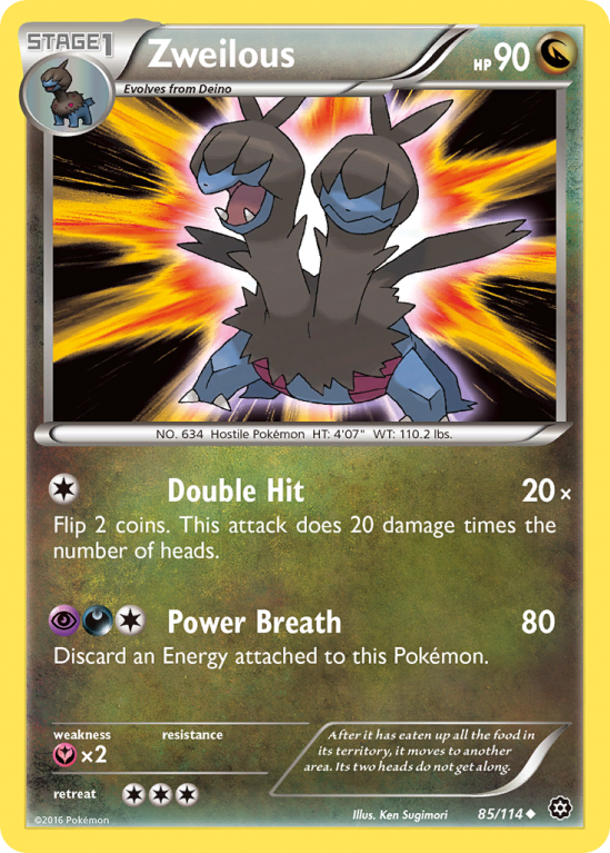 Zweilous 85/114 XY Steam Siege