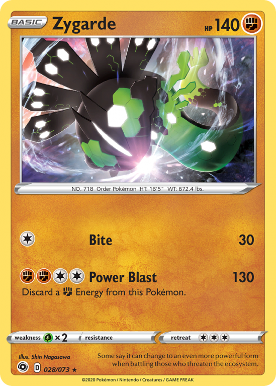 Zygarde 28/73 Sword & Shield Champion's Path