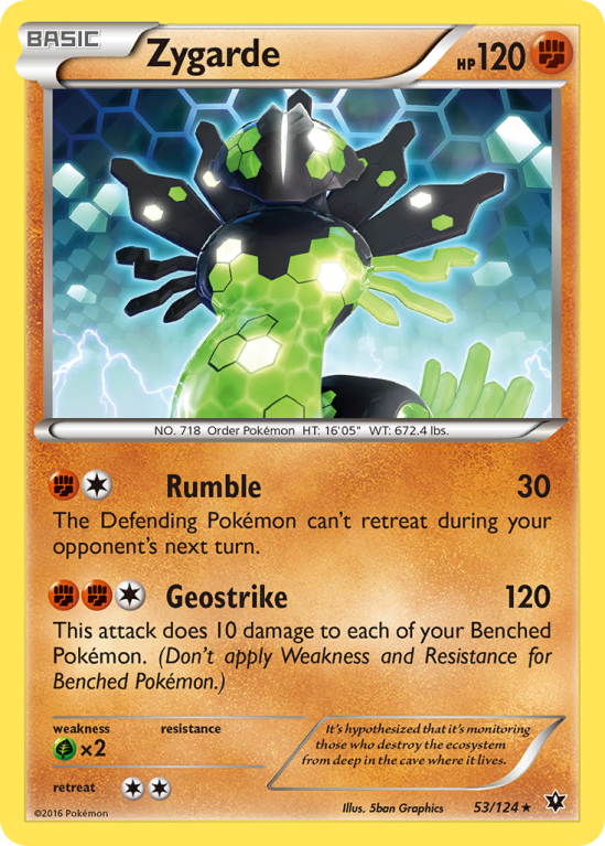 Zygarde 53/124 XY Fates Collide