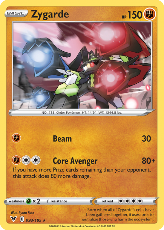 Zygarde 93/185 Sword & Shield Vivid Voltage
