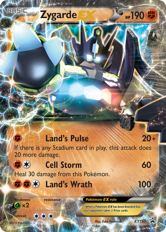 Zygarde-EX XY151/183 XY XY Black Star Promos