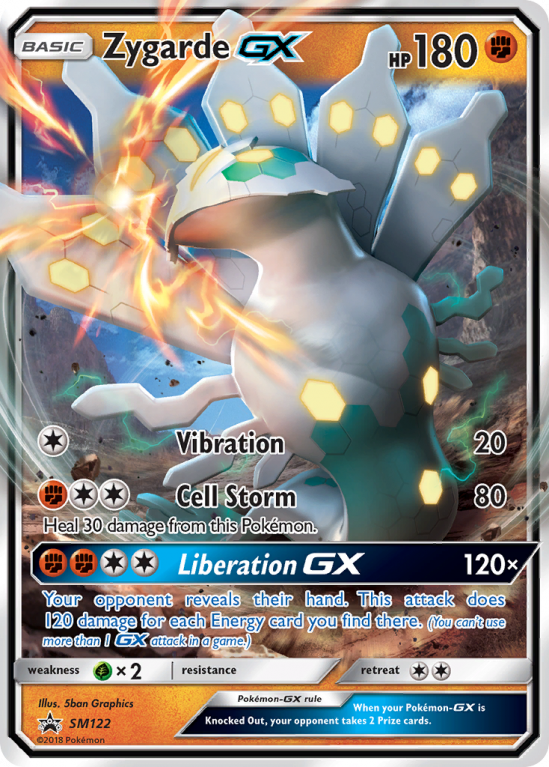 Zygarde-GX SM122/156 Sun & Moon SM Black Star Promos
