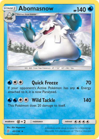 Abomasnow 42/236