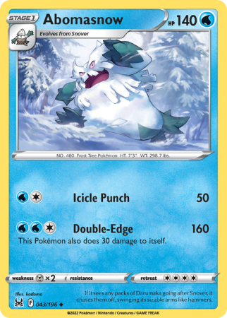Abomasnow 43/196