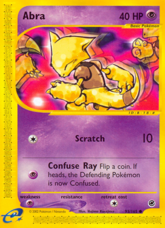 Abra 93/165 E-Card Expedition Base Set