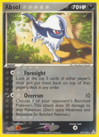 Absol 18/110 EX Holon Phantoms