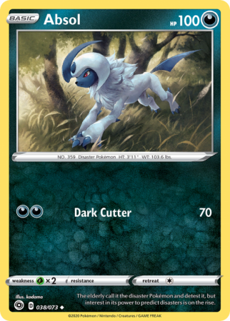 Absol 38/73 Sword & Shield Champion's Path
