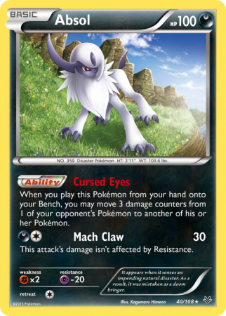 Absol 40/108 XY Roaring Skies