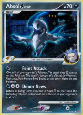 Absol G 1/147 Platinum Supreme Victors
