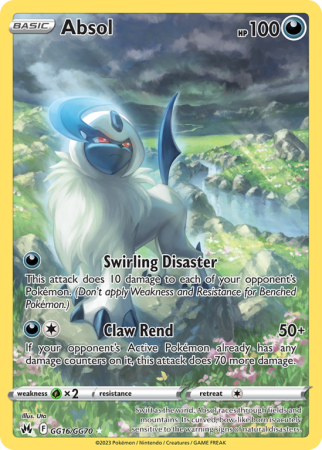 Absol GG16/70 Sword & Shield Crown Zenith Galarian Gallery