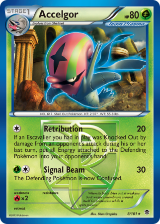 Accelgor 8/101 Black & White Plasma Blast