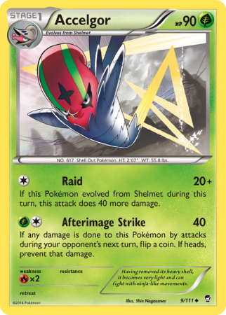 Accelgor 9/111 XY Furious Fists