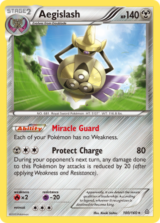 Aegislash 100/160 XY Primal Clash