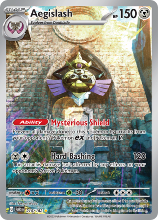 Aegislash 210/182 Scarlet & Violet Paradox Rift
