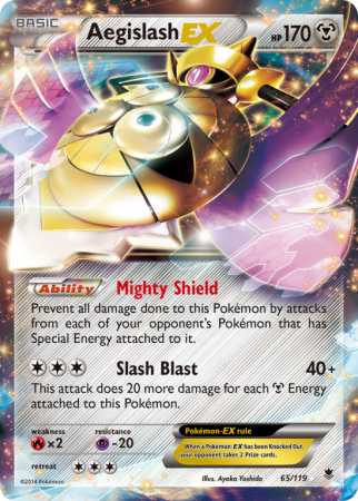 Aegislash-EX 65/119 XY Phantom Forces