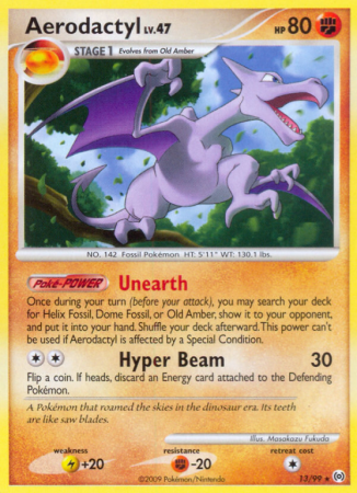 Aerodactyl 13/99 Platinum Arceus