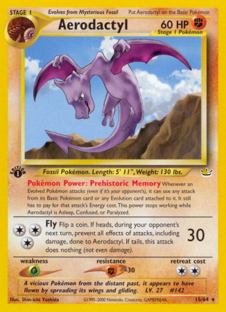 Aerodactyl 15/66 Neo Neo Revelation