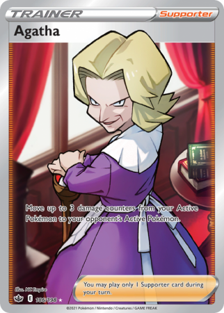 Agatha 186/198 Sword & Shield Chilling Reign