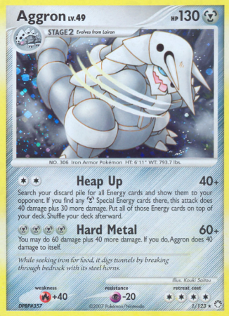 Aggron 1/123 Diamond & Pearl Mysterious Treasures