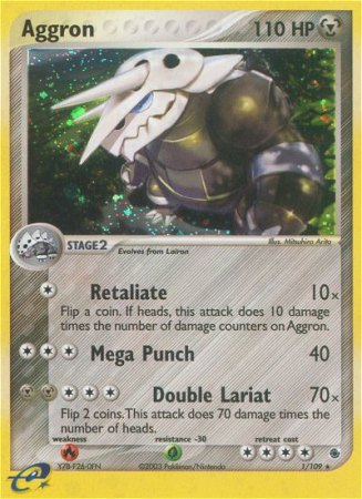 Aggron 1/109 EX Ruby & Sapphire