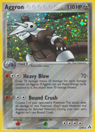 Aggron 2/92 EX Legend Maker