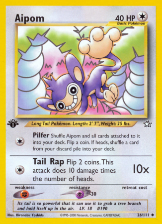 Aipom 26/111 Neo Neo Genesis