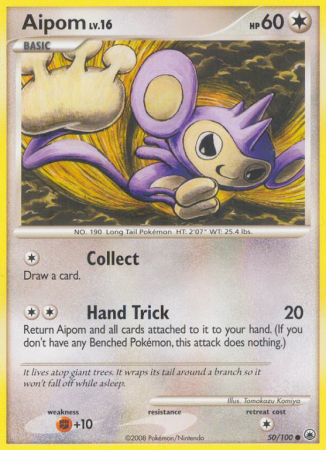 Aipom 50/100 Diamond & Pearl Majestic Dawn