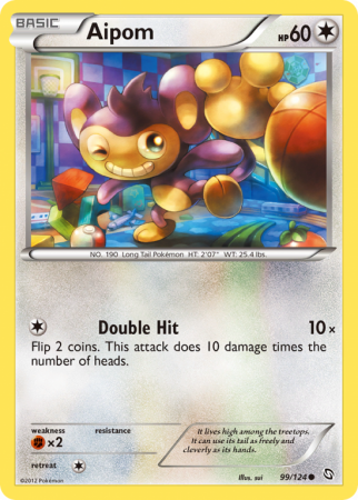 Aipom 99/124 Black & White Dragons Exalted