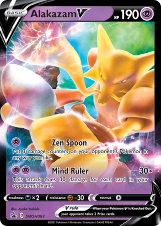 Alakazam V SWSH083/103 Sword & Shield SWSH Black Star Promos